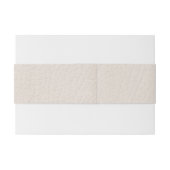 Winter namaakleren buikband uitnodigingen wikkel (Achterkant Voorbeeld)