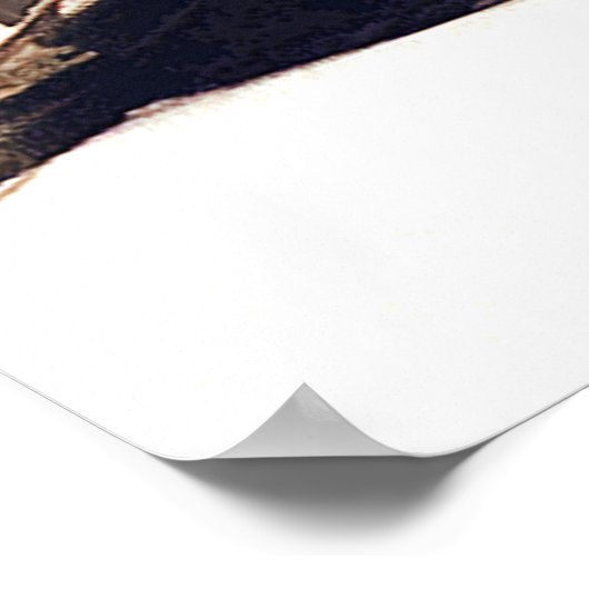 WINTER NARROWBOAT POSTER (Hoek)