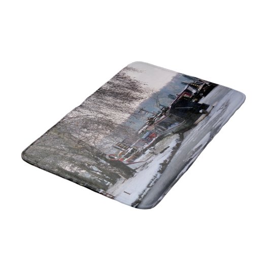 WINTER NARROWBOATS BADMAT (Gekanteld)