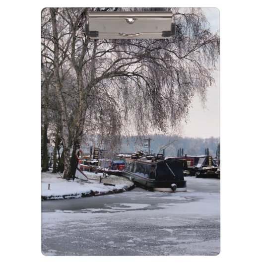 WINTER NARROWBOATS KLEMBORD (Voorkant)