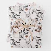 Winter Natuur Kerstmis Inpakpapier Vel (In situ)