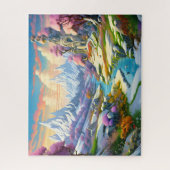 Winter natuur uitzicht legpuzzel (Verticaal)