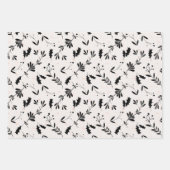 Winter Natuur Wildlife Noordse Kerstmis Inpakpapier Vel (Voorkant 3)