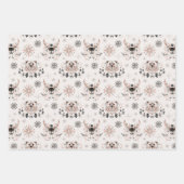 Winter Natuur Wildlife Noordse Kerstmis Inpakpapier Vel (Voorkant)