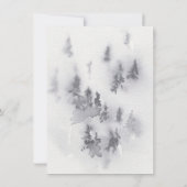 Winter Nederland 1e verjaardag witte poolvos Kaart (Achterkant)