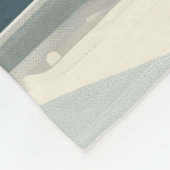 Winter New York city retro Fleece Deken (Hoek)