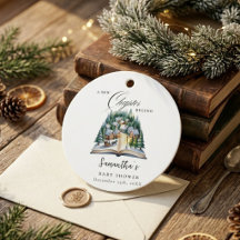 Winter Nieuw Hoofdstuk Begint Boek Baby Shower