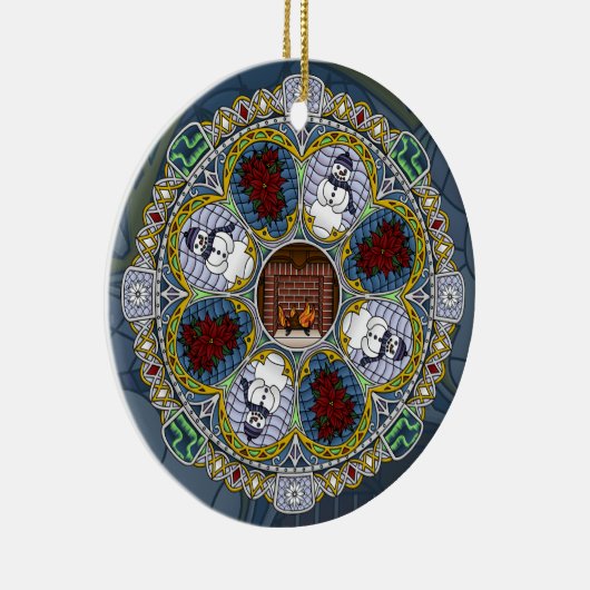 Winter Nieuw Ornament (Rechts)