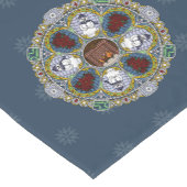 Winter Nieuwe Tafel Runner Korte Tafelloper (Hoek)