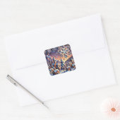 Winter Night Art Stickers (Envelop)