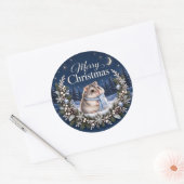 Winter Night Christmas Hamster Sticker (Envelop)