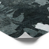 Winter Night Forest Wonderland Seattle Chart Poster (Hoek)