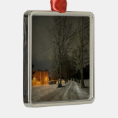 Winter Night Foto Ornament (Rechts)