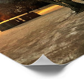 Winter Night Foto Poster (Hoek)