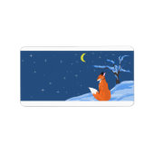 Winter Night Fox Label (Voorkant)