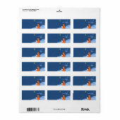 Winter Night Fox Label (Full Sheet)