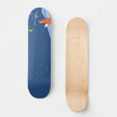 Winter Night Fox Persoonlijk Skateboard (Voorkant)