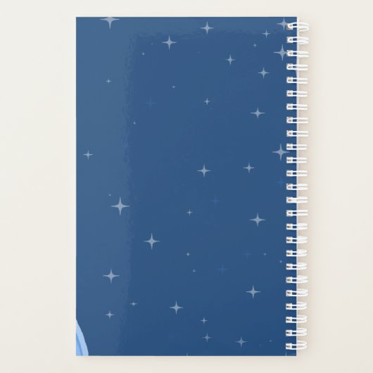 Winter Night Fox Planner (Achterkant)