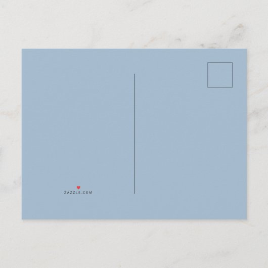 Winter Night Sky Genderneutraal Baby shower Uitnodiging Briefkaart (Achterkant)