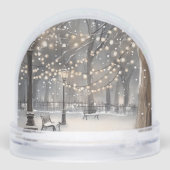 Winter Night Snowy  Sneeuwbol (Achterkant)