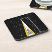 Winter Night Walk Drankjes Onderzetter (Linkerzijde)