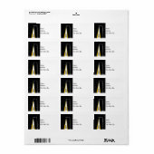 Winter Night Walk Etiket (Full Sheet)