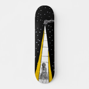 Winter Night Walk Skateboard