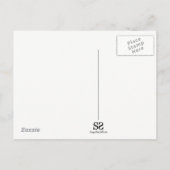 Winter Night with Star of Bethlehem Briefkaart (Achterkant)