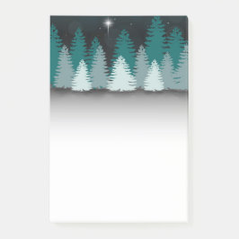 Winter Night with Star of Bethlehem Post-it® Notes