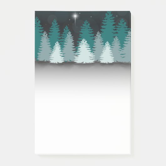 Winter Night with Star of Bethlehem Post-it® Notes (Voorkant)