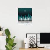 Winter Night with Star of Bethlehem Poster (Thuiskantoor)