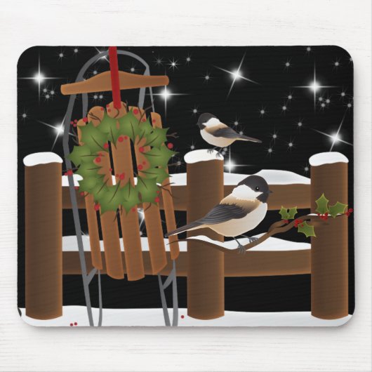 Winter Nights Mousepad Muismat (Voorkant)