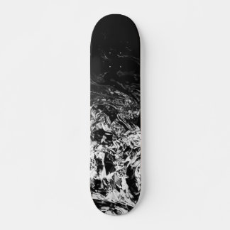 Winter Nite zwart wit geometrische gradiënt wervel Persoonlijk Skateboard