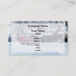 Winter Noodsituatie Visitekaartje