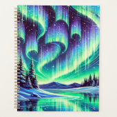 Winter noorderlicht Planner (Voorkant)