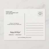 Winter Nordic Barn Kerstkaarten Feestdagenkaart (Achterkant)