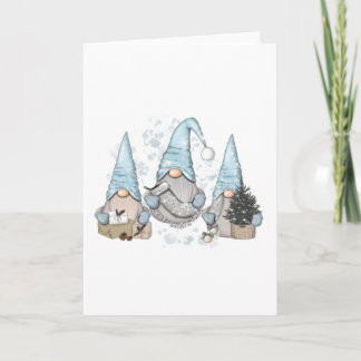 Winter Nordic Gnomes Kaart