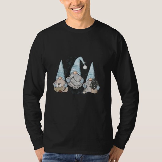 Winter Nordic Gnomes T-shirt (Voorkant)