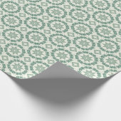 Winter Nordic Sweater Patroon met Mint Cadeaupapier (Hoek)