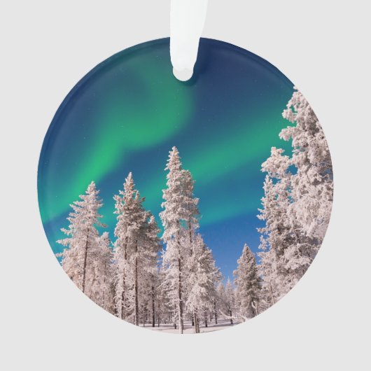 Winter Northern Light Ornament (voorkant)