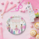 Winter Notenkraker Land of Sweets 1e Verjaardag Papieren Bordje (Feest)