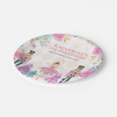 Winter Notenkraker Land of Sweets 1e Verjaardag Papieren Bordje (Gekanteld)