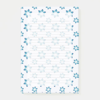 Winter Notepads with Snowflakes  Post-it® Notes