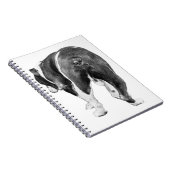Winter Notes met Shaded Bulldog Muse Notitieboek (Rechterzijde)