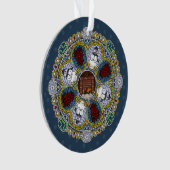 Winter Nouveau Acryl Ornament (voorkant)
