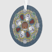 Winter Nouveau Acryl Ornament (voorkant)
