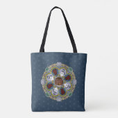 Winter Nouveau All-Over-Print Tas (Achterkant)