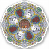 Winter Nouveau Contour Sticker (Voorkant)