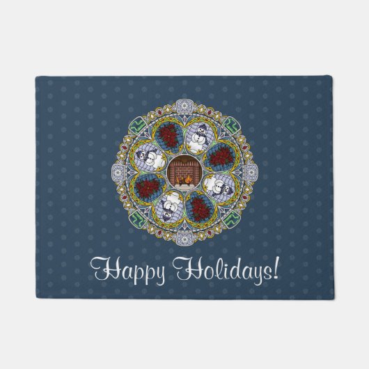 Winter Nouveau Doormat Deurmat (Voorkant)