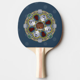 Winter Nouveau Ping Pong Paddle Tafeltennisbatje